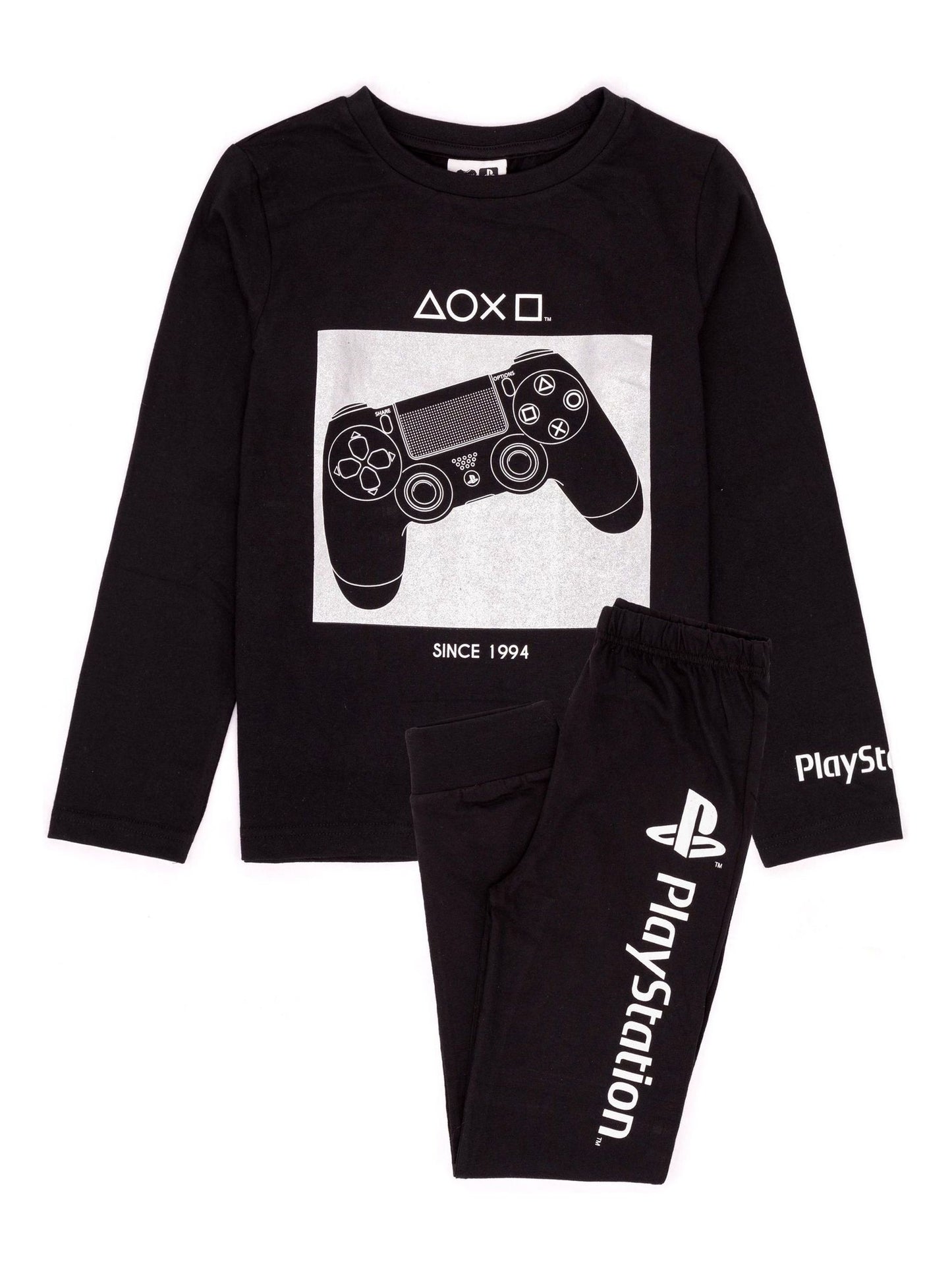Dsiney Kidz - Vanilla Underground Black Playstation Long Leg Pyjamas Set image 1