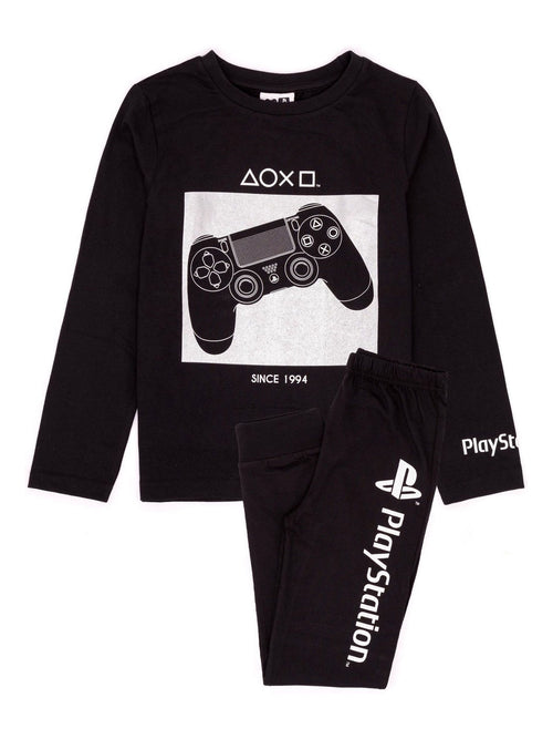Dsiney Kidz - Vanilla Underground Black Playstation Long Leg Pyjamas Set image 1