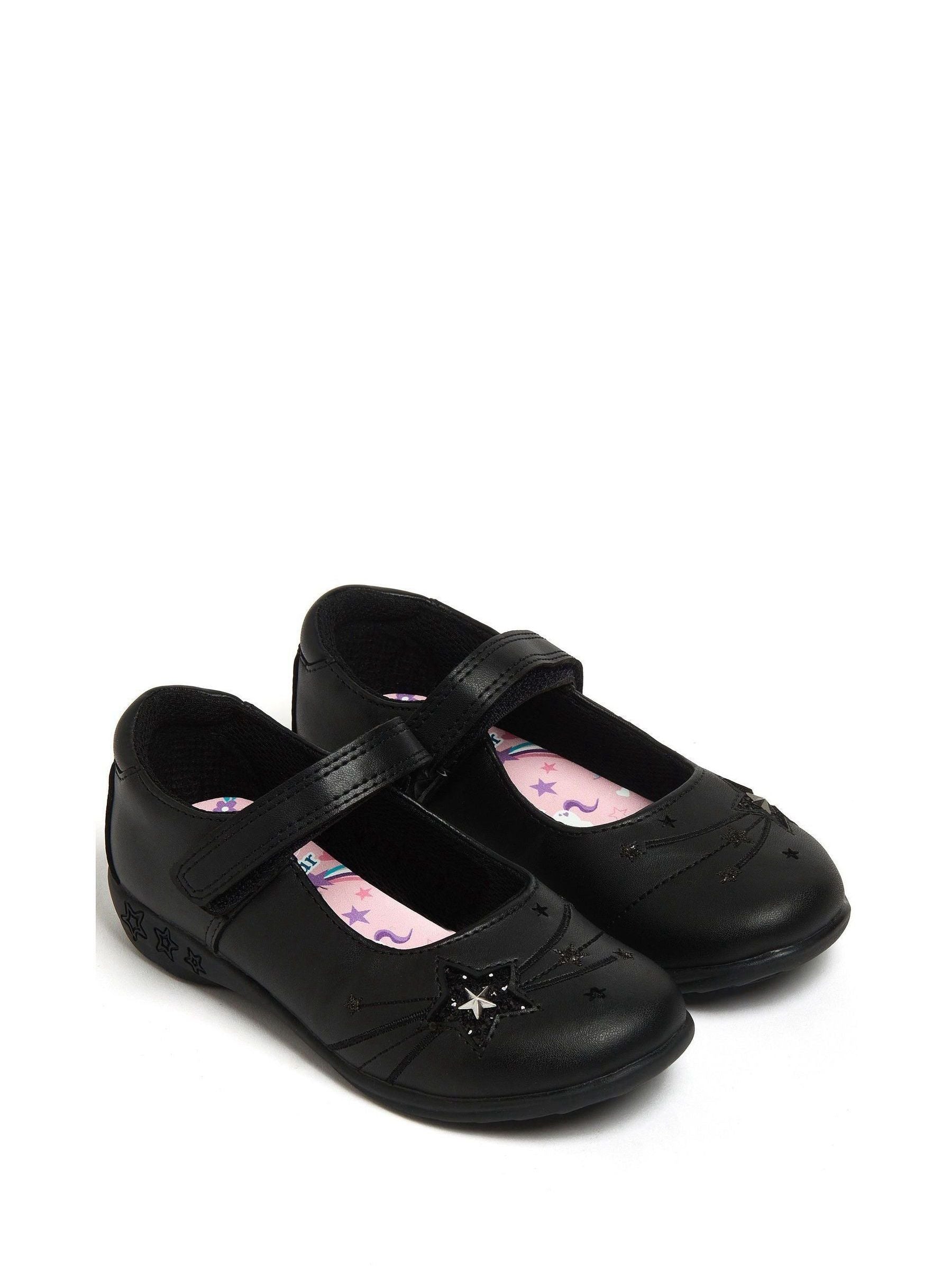 Harry Bear Black Unicorn School Shoes image 3