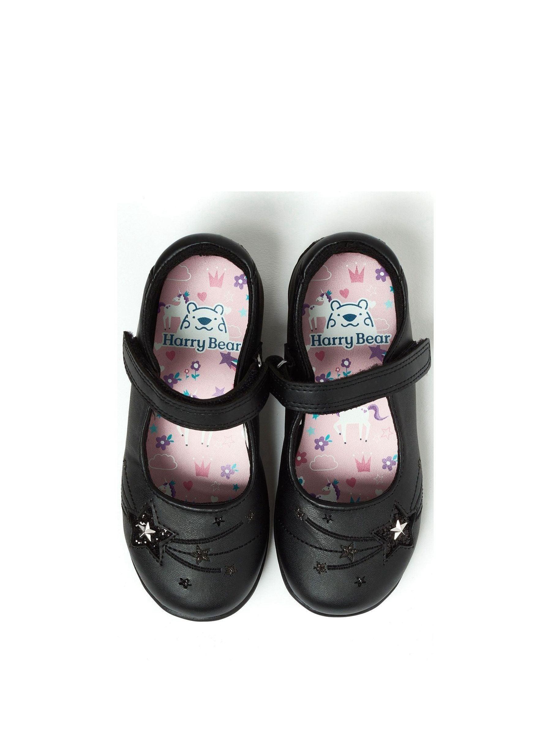 Harry Bear Black Unicorn School Shoes image 4