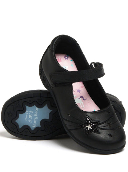 Harry Bear Black Unicorn School Shoes image 1