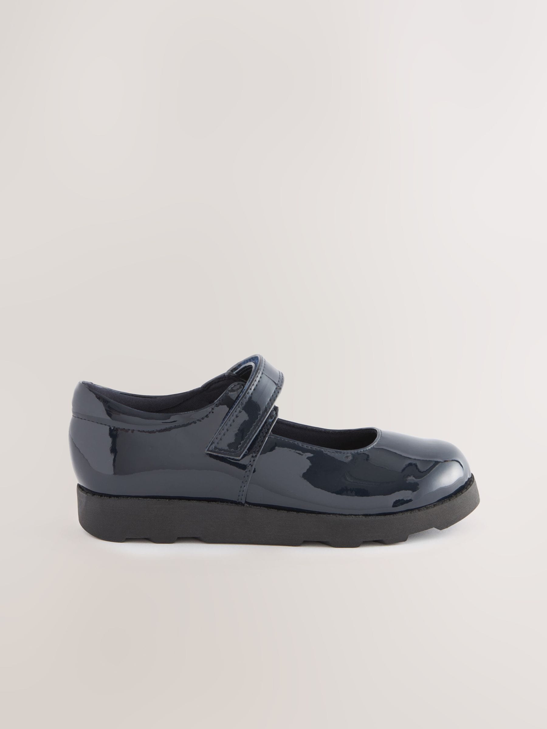 Navy Patent Junior School Mary Jane Shoes image 2
