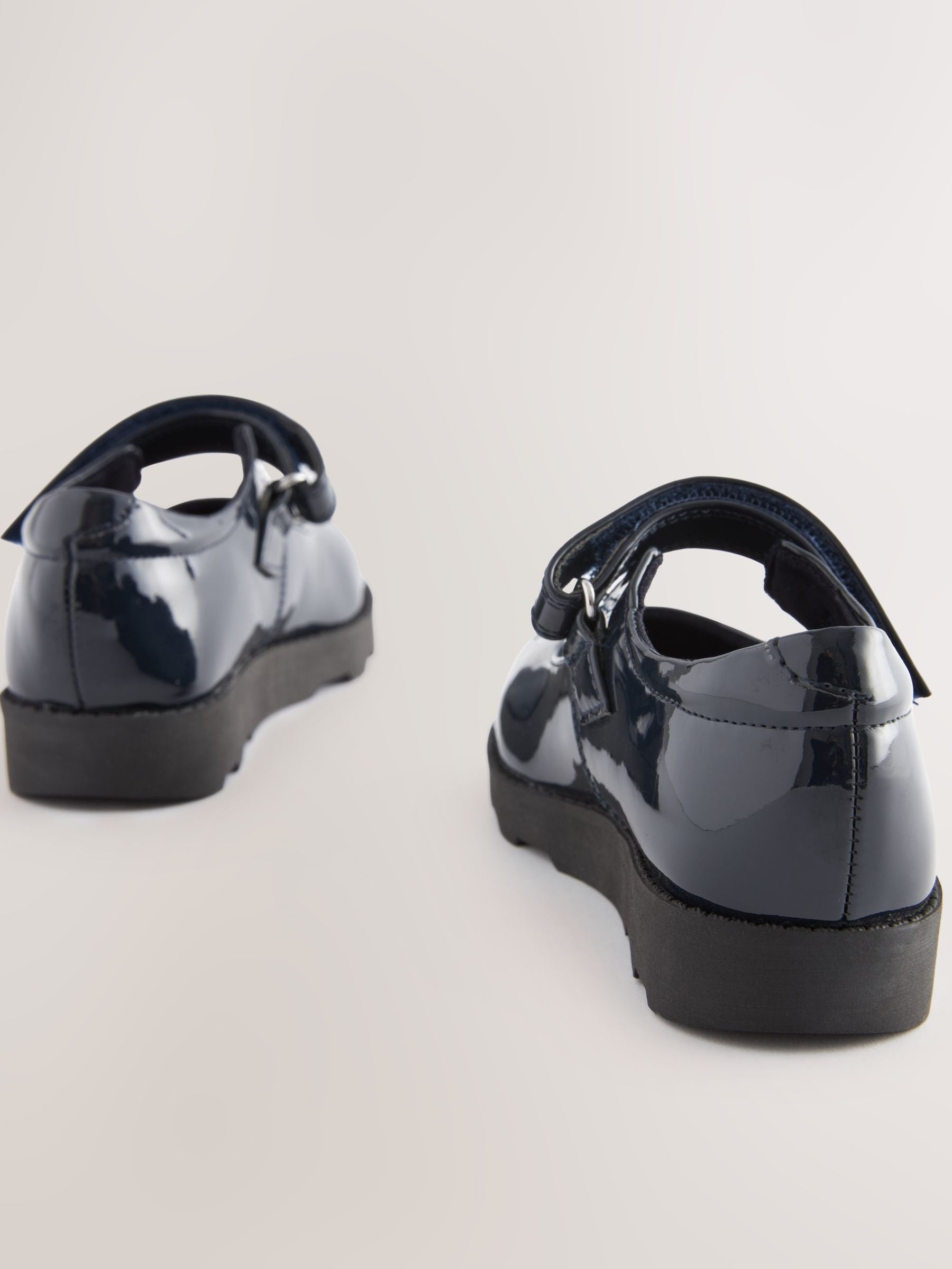 Navy Patent Junior School Mary Jane Shoes image 4