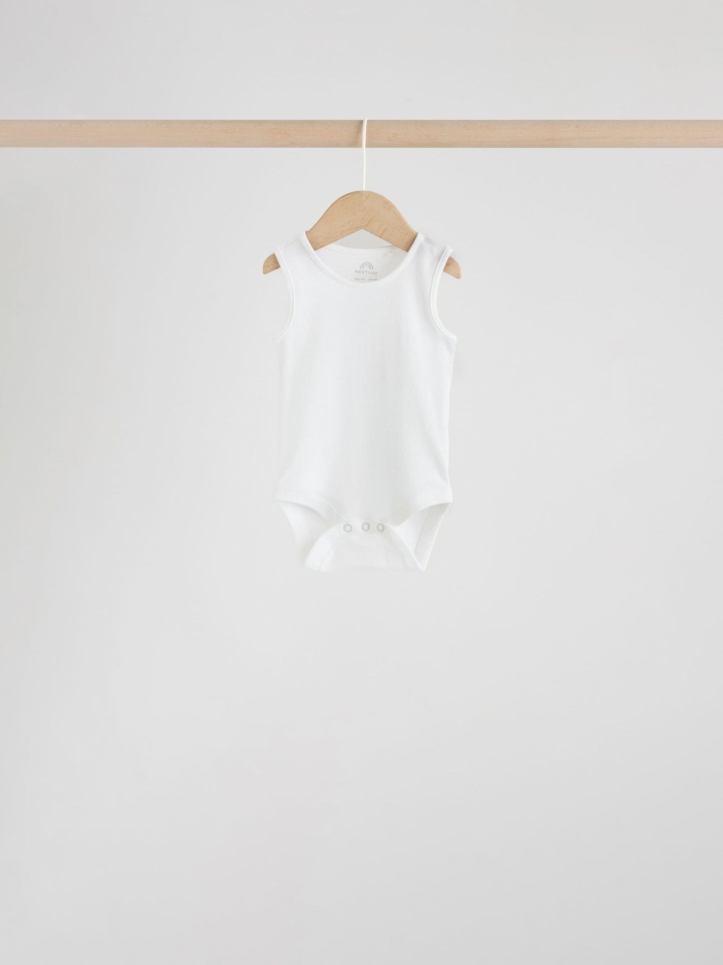 White 10 Pack Baby Vest Bodysuits image 4