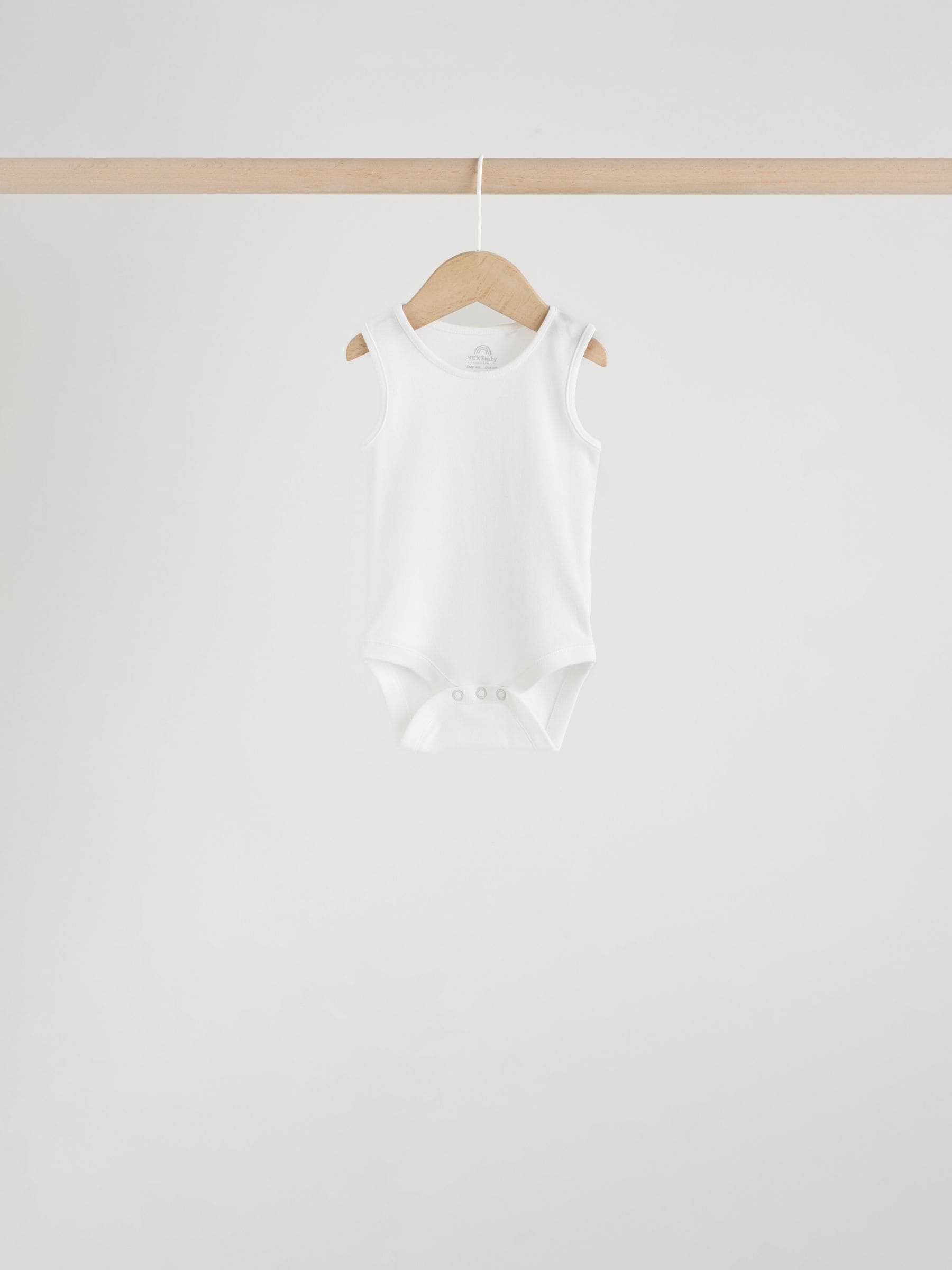 White 10 Pack Baby Vest Bodysuits image 4