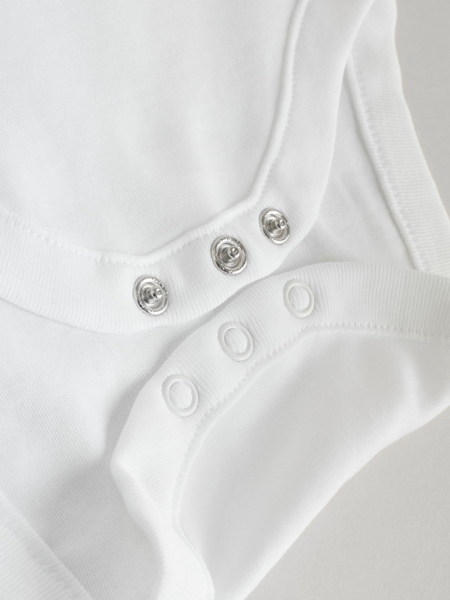 White 10 Pack Baby Vest Bodysuits image 8