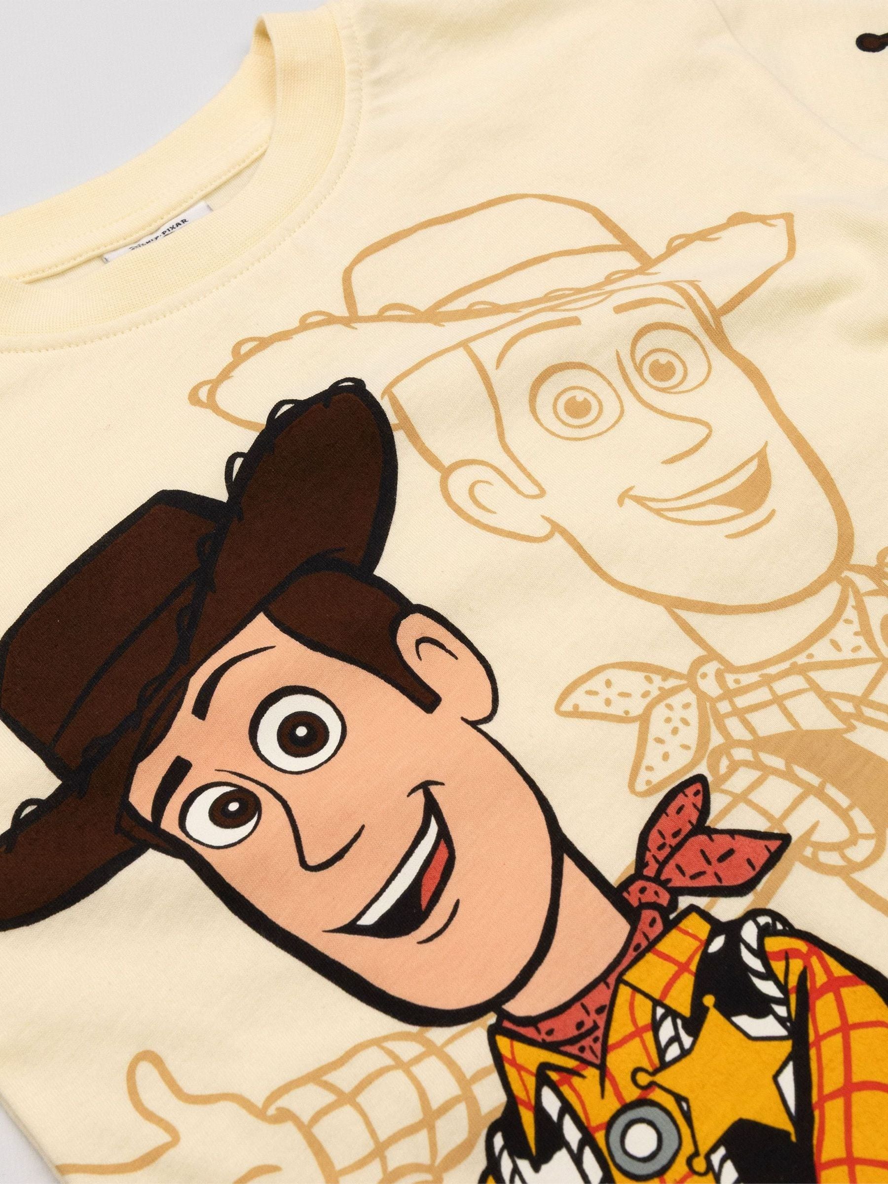 Dsiney Kidz - Vanilla Underground White Disney Toy Story Woody Buzz and Rex Short-Sleeved T-Shirts 3 Pack image 7