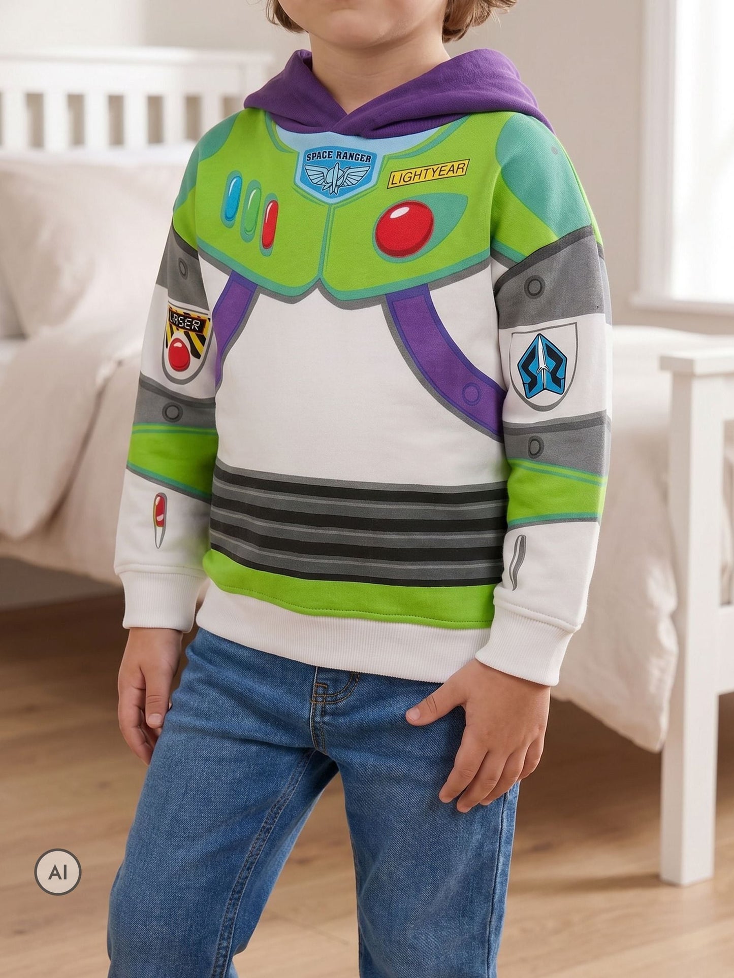 Dsiney Kidz - Vanilla Underground Blue Disney Toy Story Buzz Lightyear Hoodie image 1