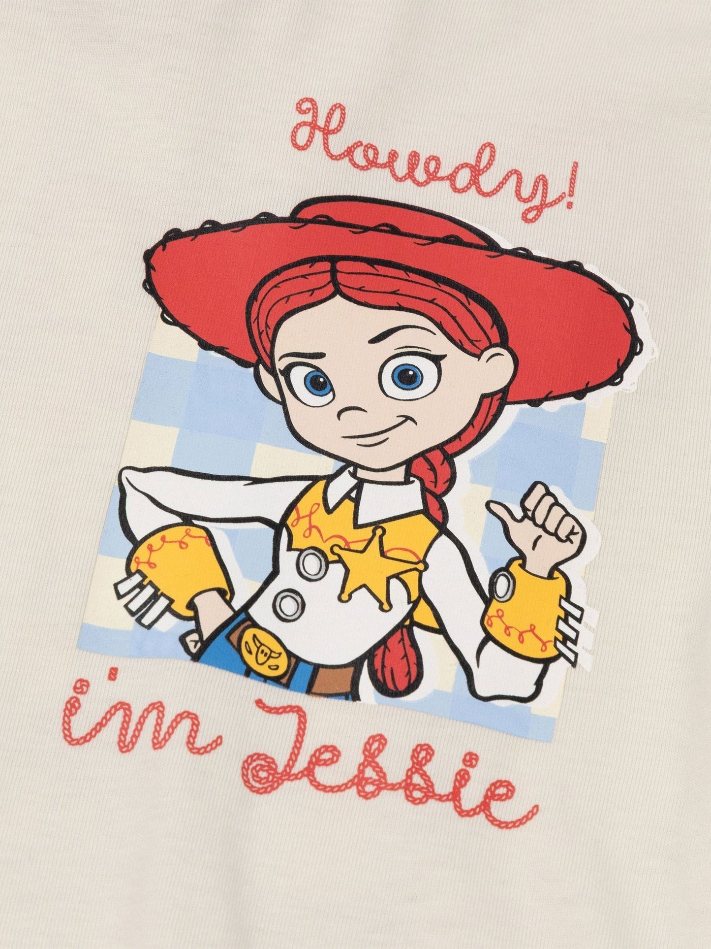 Dsiney Kidz - Vanilla Underground White Disney Toy Story Jessie and Bullseye T-Shirt and Shorts Set image 4