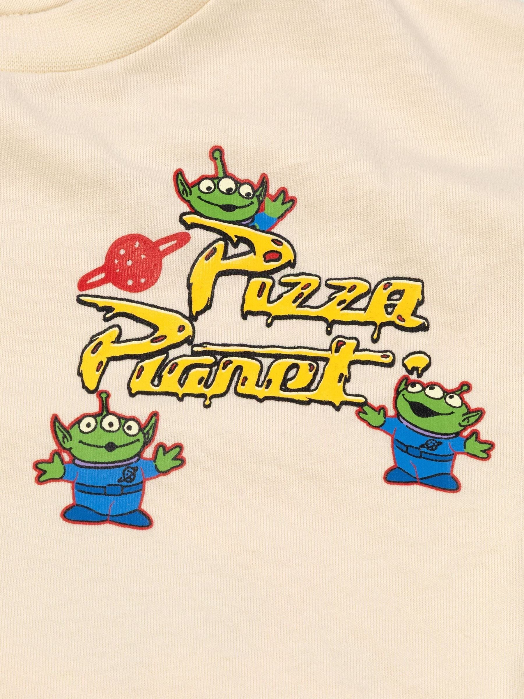 Dsiney Kidz - Vanilla Underground Brown Disney Toy Story Aliens T-Shirt and Shorts Set image 4