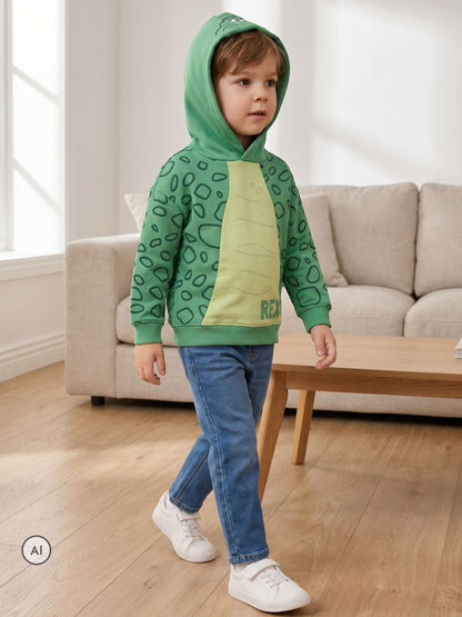 Dsiney Kidz - Vanilla Underground Green Disney Toy Story Rex Hoodie image 1