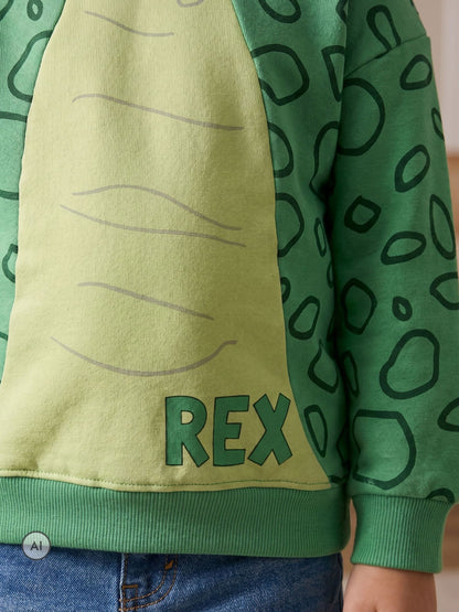 Dsiney Kidz - Vanilla Underground Green Disney Toy Story Rex Hoodie image 4