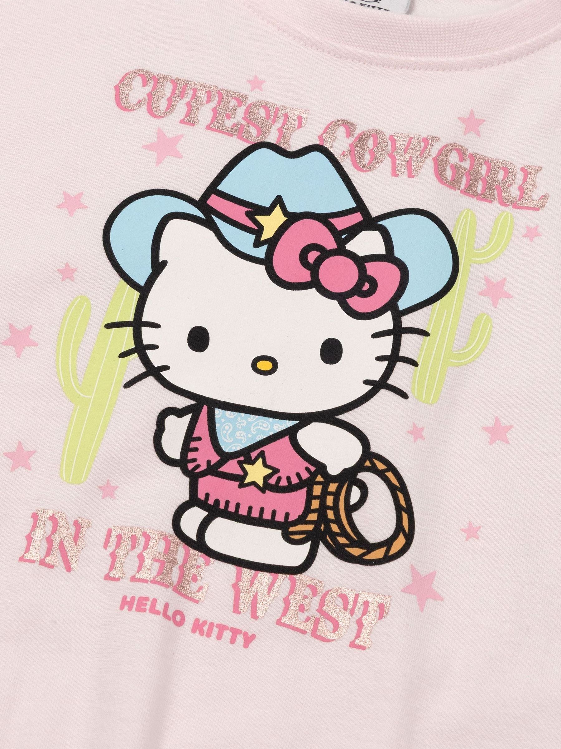Dsiney Kidz - Vanilla Underground Pink Hello Kitty Fringe Short Sleeved T-Shirt image 3
