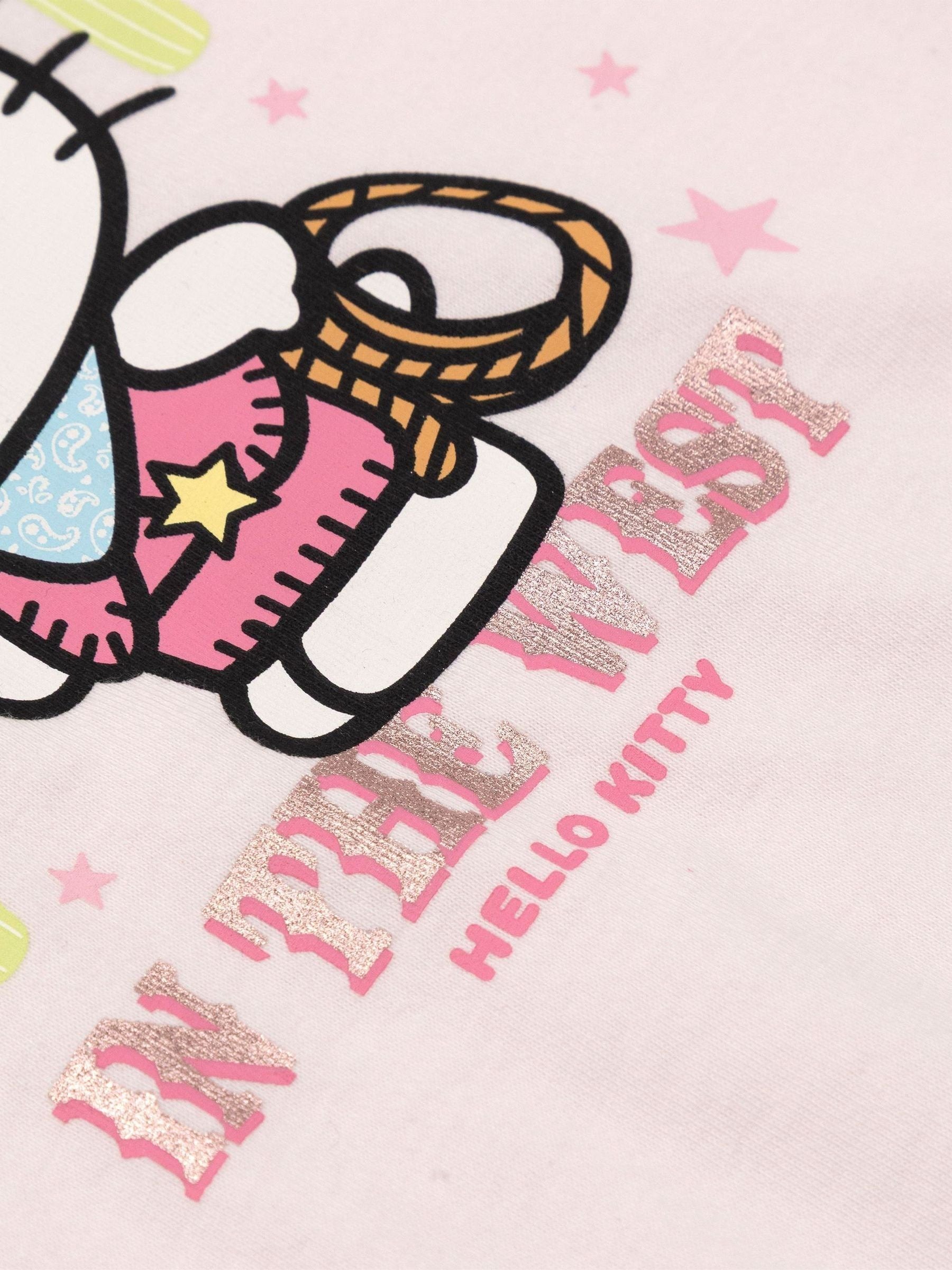 Dsiney Kidz - Vanilla Underground Pink Hello Kitty Fringe Short Sleeved T-Shirt image 6