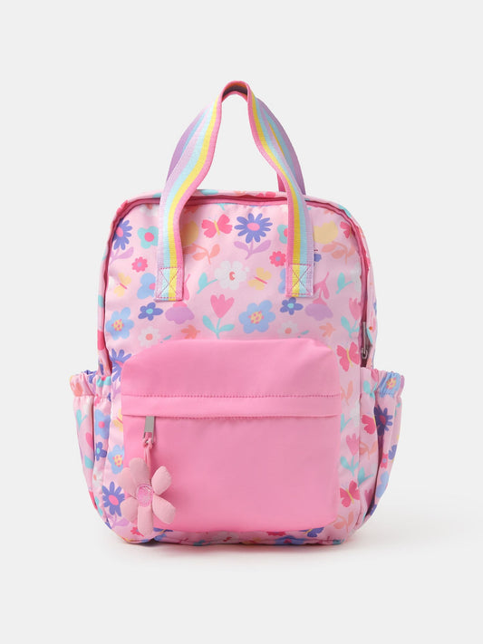 Angels By Accessorize Pink Floral Print Backpack image 1