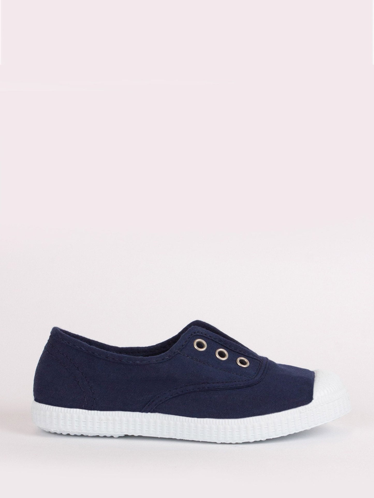Navy Blue Canvas Pumps image 1