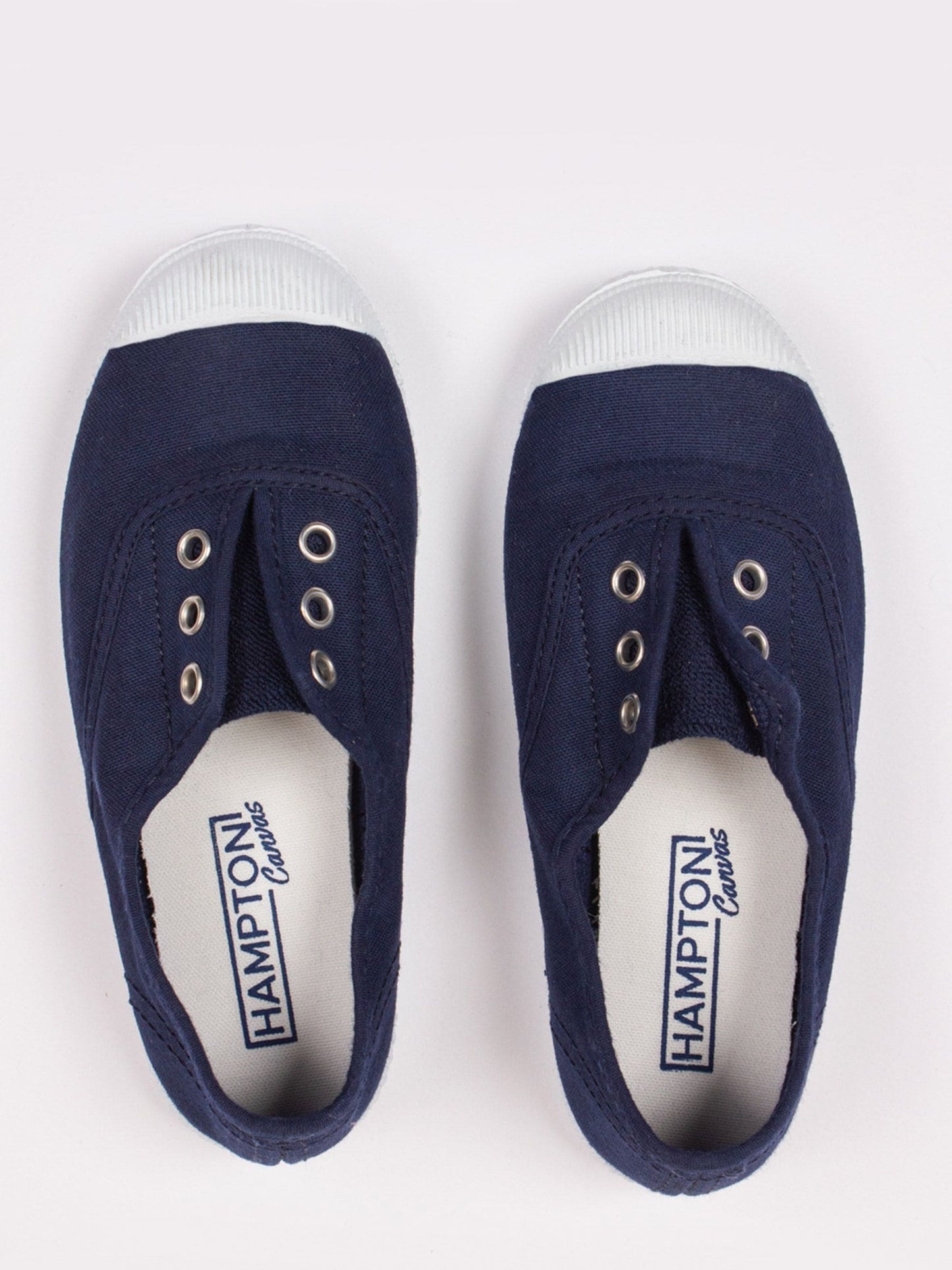 Navy Blue Canvas Pumps image 2