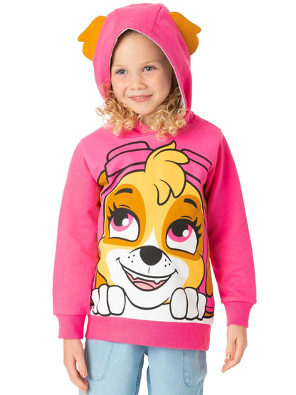 Dsiney Kidz - Vanilla Underground Pink Paw Patrol Character 100% Cotton Hoodie image 1