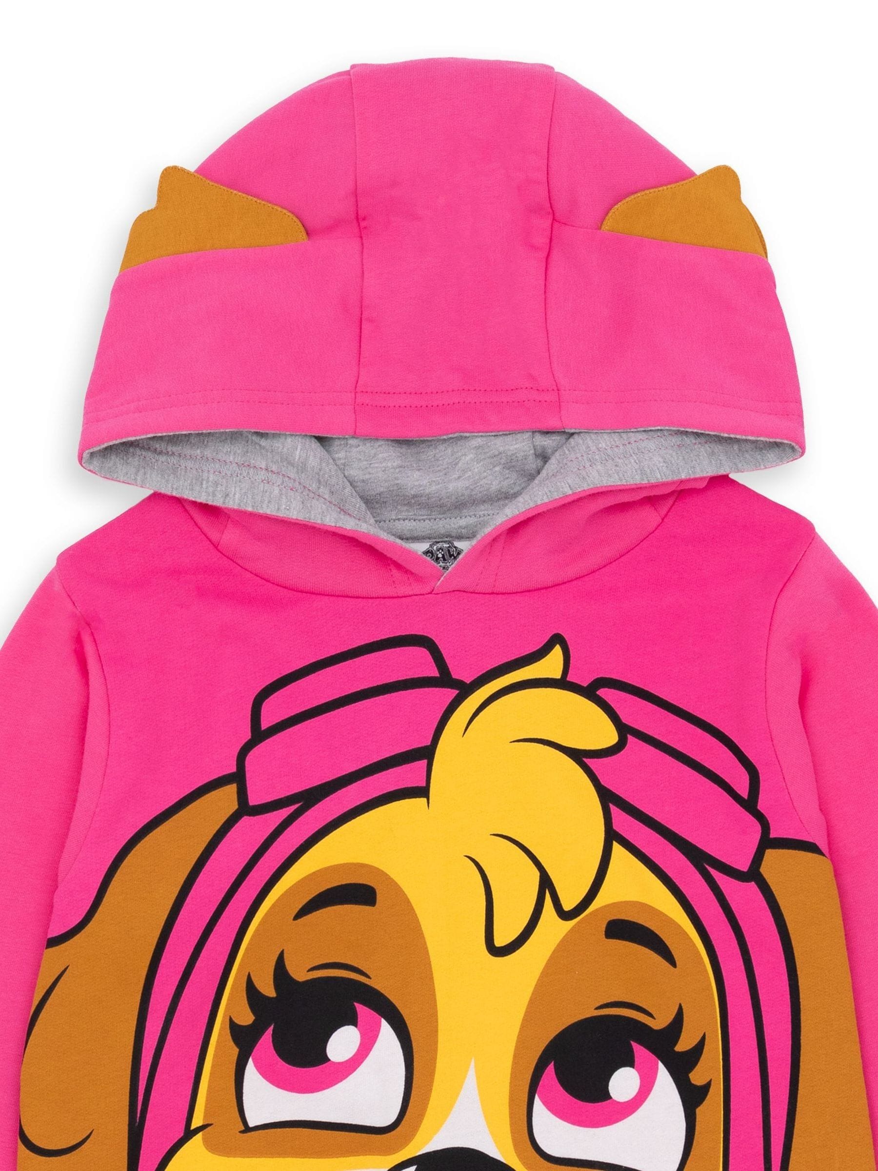 Dsiney Kidz - Vanilla Underground Pink Paw Patrol Character 100% Cotton Hoodie image 5