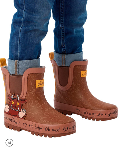 Character Brown The Gruffalo Ankle Wellington Boots - image 7