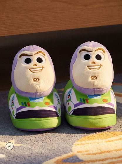 Character Green Disney Toy Story Buzz Lightyear Novelty 3D Slippers - image 7