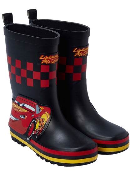 Character Black Disney Cars Lightning Mc Queen Wellies - image 1