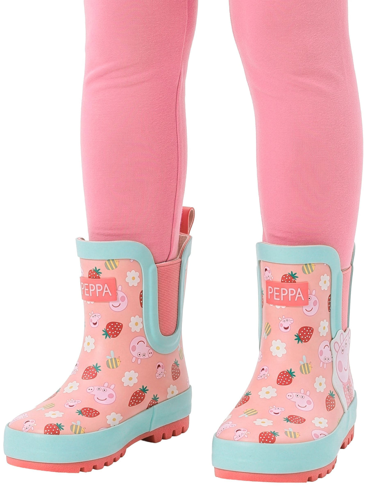 Character Pink Peppa Pig Ankle Wellington Boots - image 10