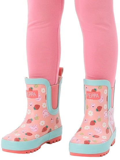 Character Pink Peppa Pig Ankle Wellington Boots - image 10
