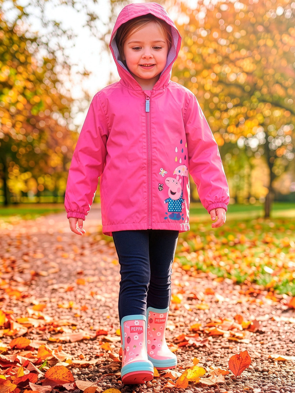 Character Pink Peppa Pig Ankle Wellington Boots - image 6