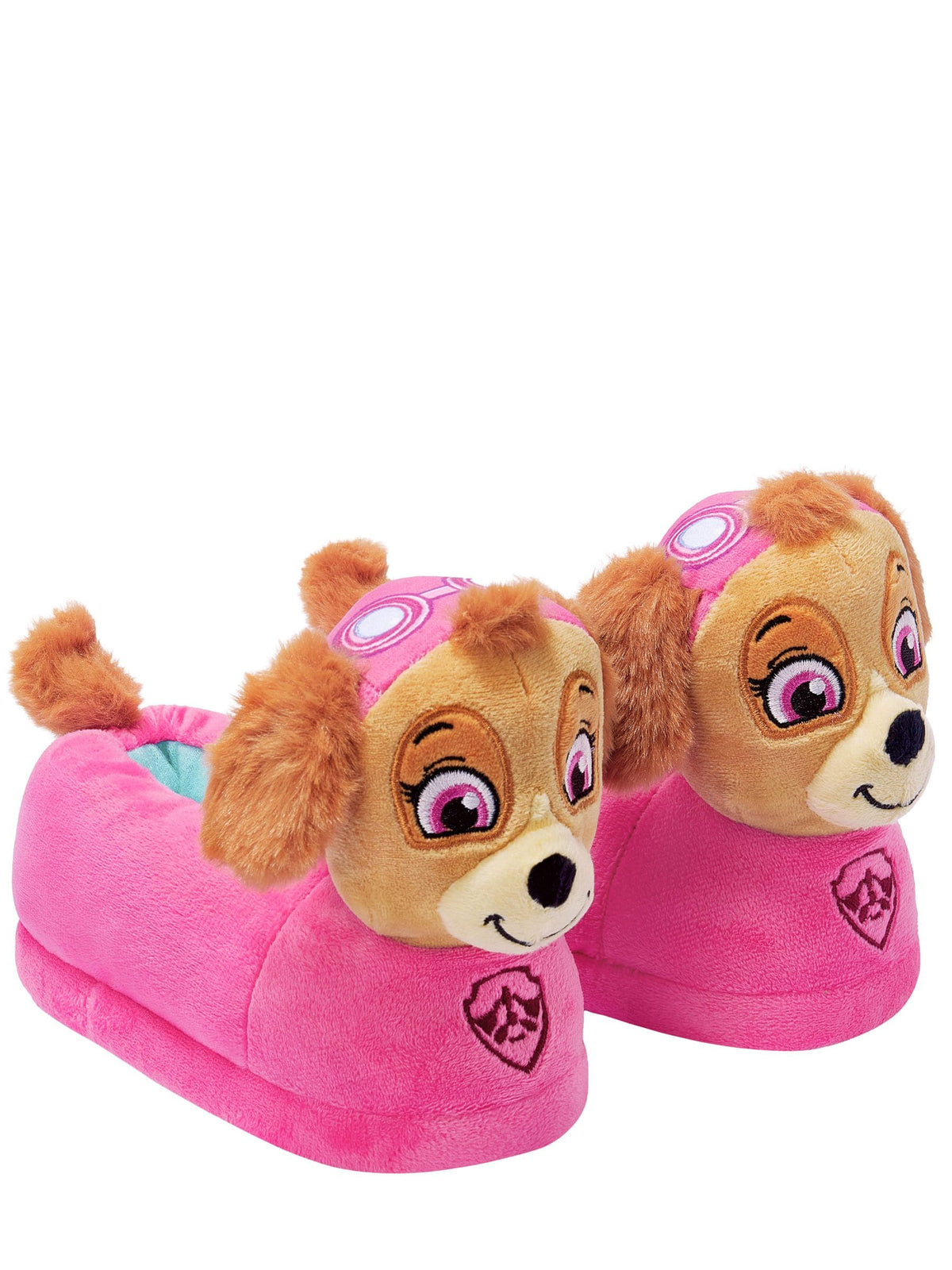 Character Pink PAW Patrol Novelty Skye Slippers 3D Head - image 1