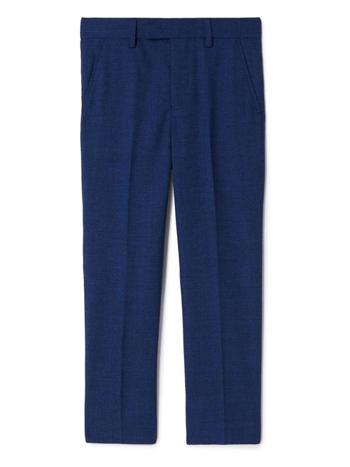 MOSS Blue Slub Trousers image 1