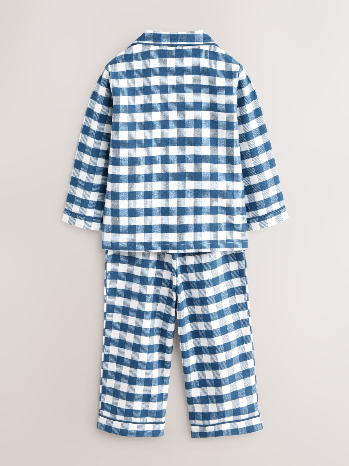 Dsiney Kidz - Blue/White Check Button Down Pyjamas (9mths-10yrs) image 6