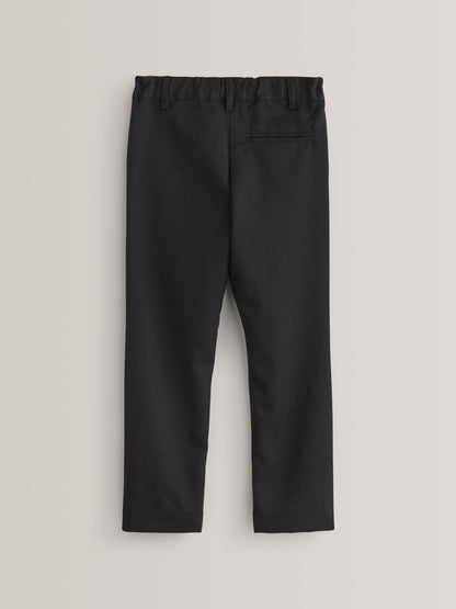 Dsiney Kidz - Black Slim Waist Slim Leg School Formal Trousers (3-17yrs) image 2