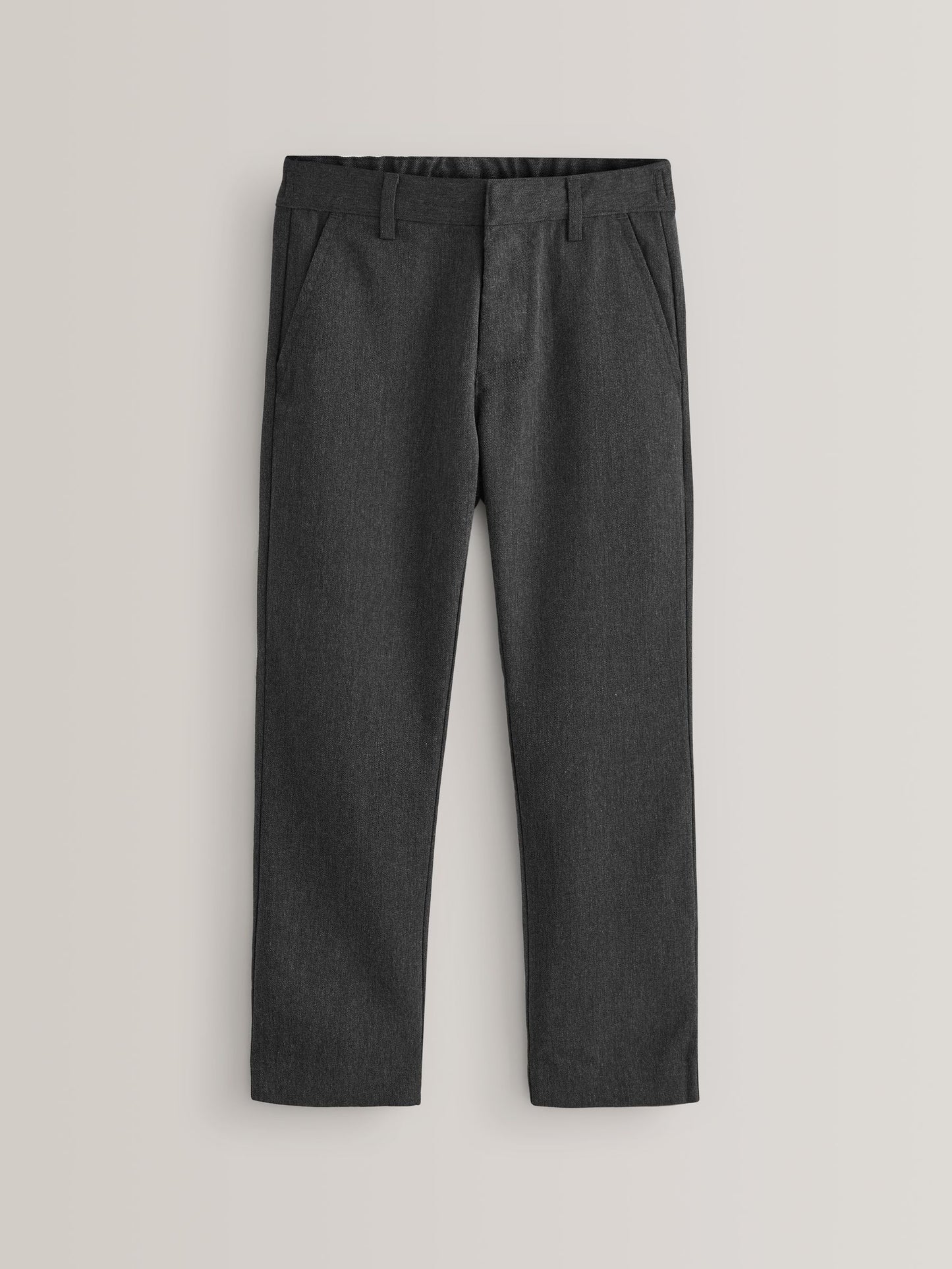 Dsiney Kidz - Grey Regular Waist Slim Leg School Formal Trousers (3-17yrs) image 1