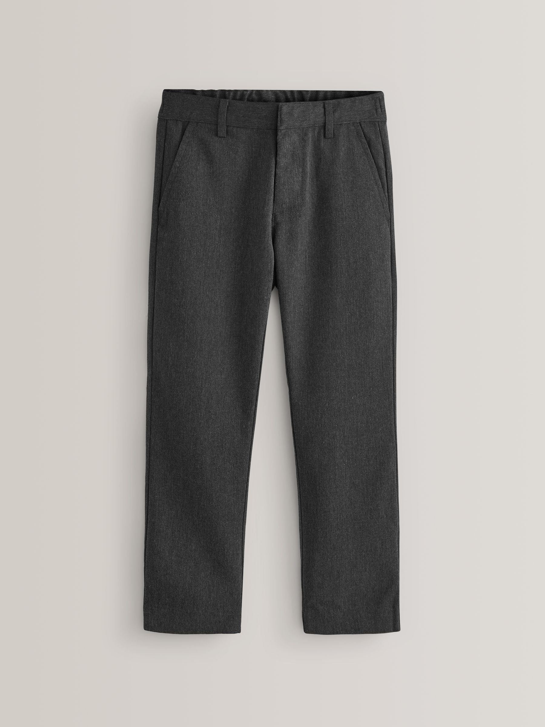 Dsiney Kidz - Grey Regular Waist Slim Leg School Formal Trousers (3-17yrs) image 1