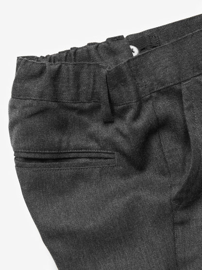 Dsiney Kidz - Grey Regular Waist Slim Leg School Formal Trousers (3-17yrs) image 11