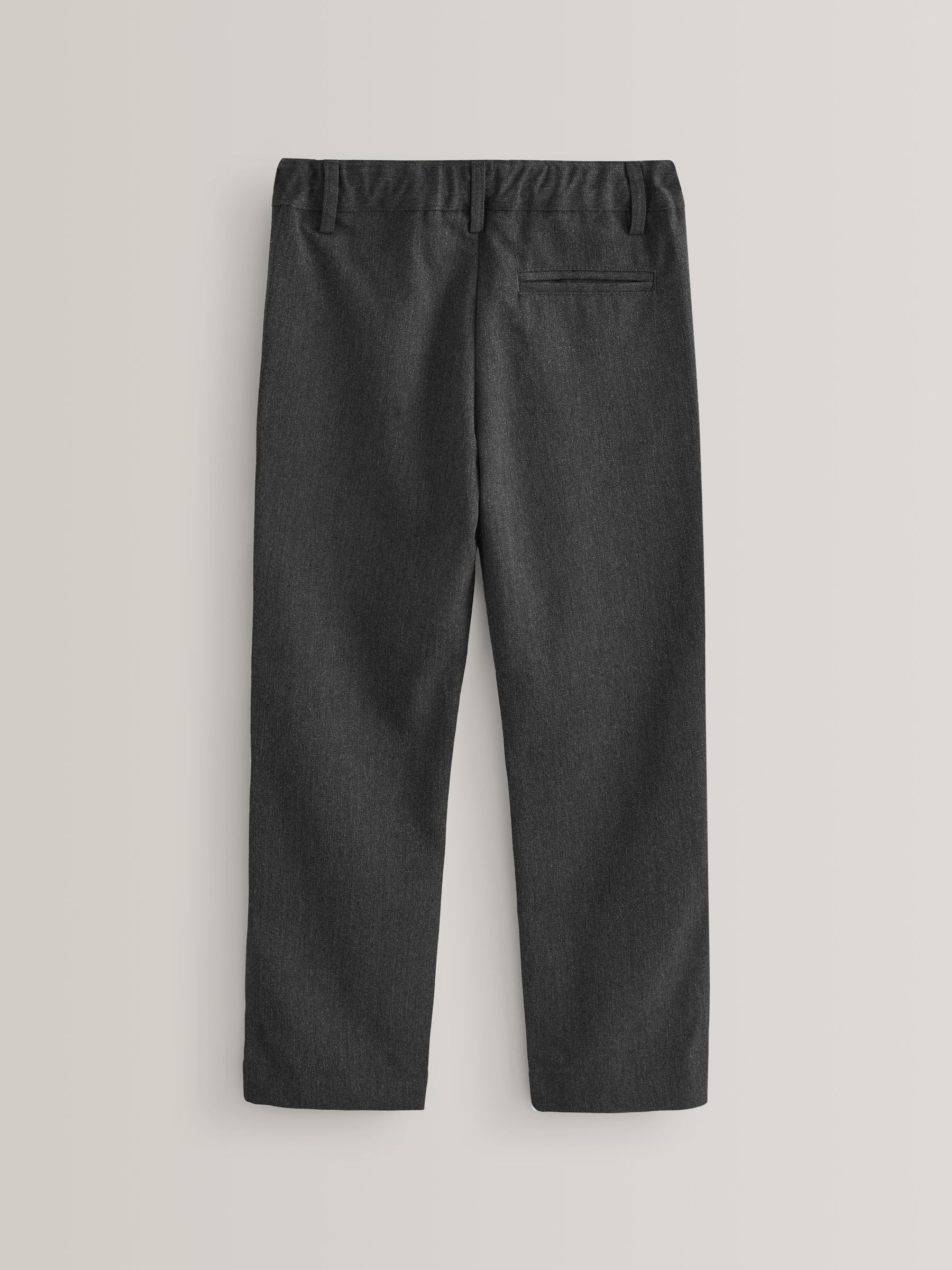 Dsiney Kidz - Grey Regular Waist Slim Leg School Formal Trousers (3-17yrs) image 7