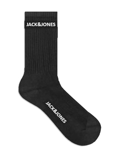 JACK & JONES Black Logo Tennis Socks 5 Pack - image 2