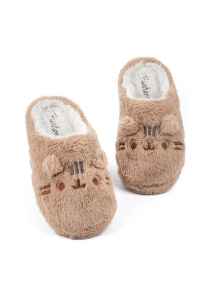 Vanilla Underground Brown Pusheen Womens Character Slippers image 1