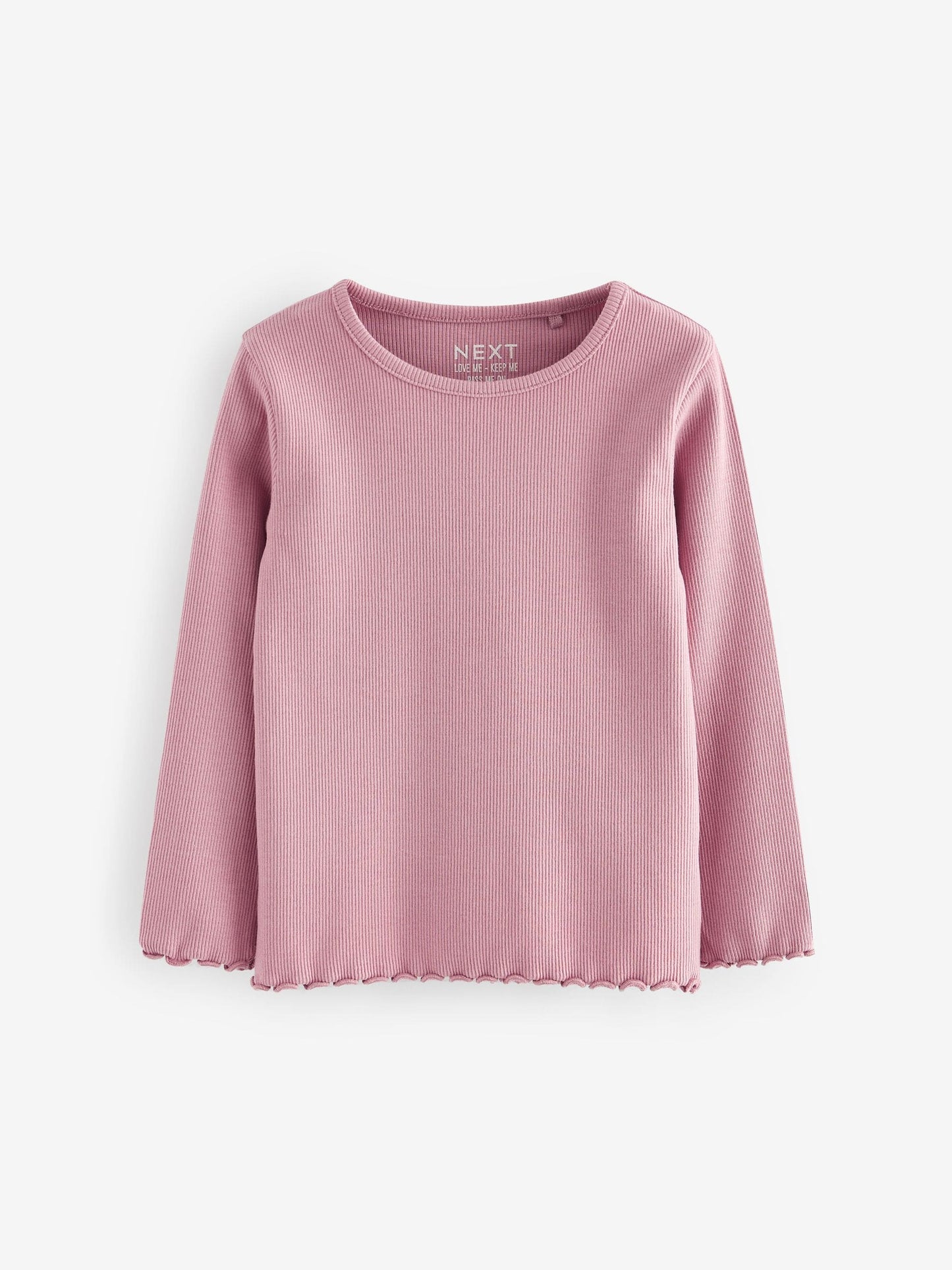 Dsiney Kidz - Pink Long Sleeve Ribbed Tops 5 Pack (3mths-7yrs) image 4