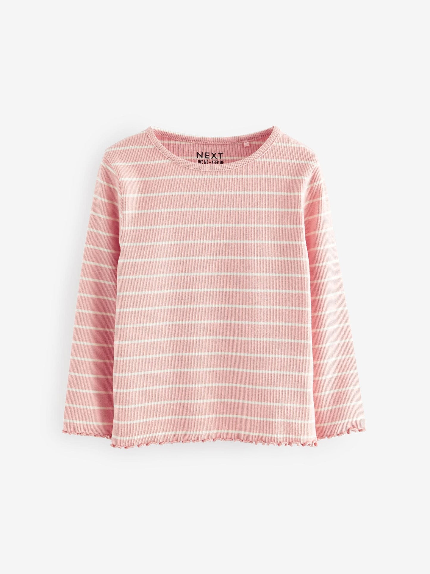 Dsiney Kidz - Pink Long Sleeve Ribbed Tops 5 Pack (3mths-7yrs) image 6