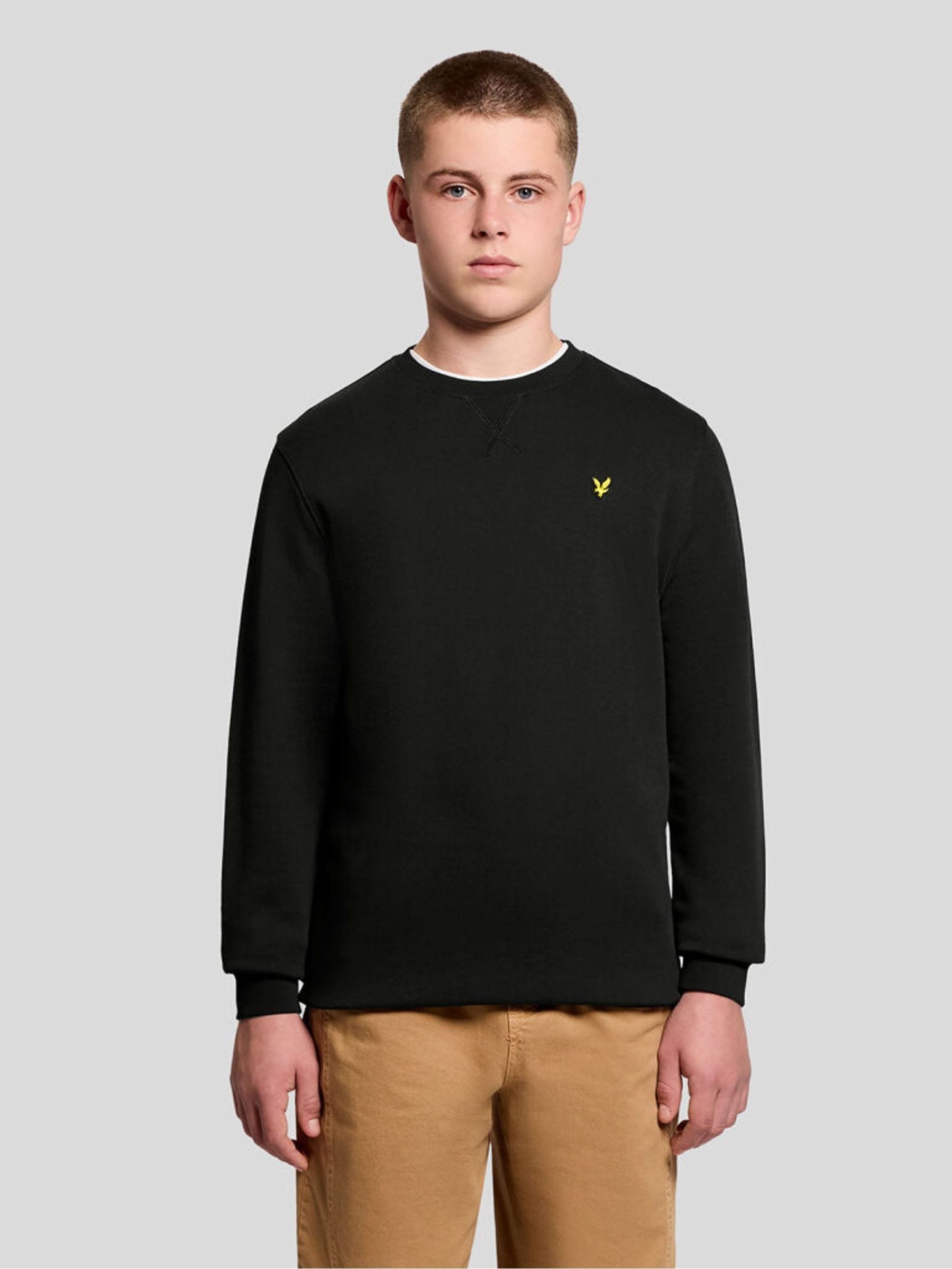 Dsiney Kidz - Lyle & Scott Black Crew Neck Boys Sweatshirt image 1