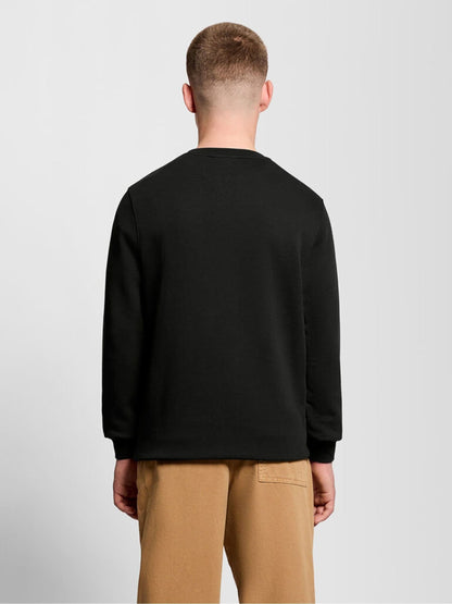 Dsiney Kidz - Lyle & Scott Black Crew Neck Boys Sweatshirt image 4
