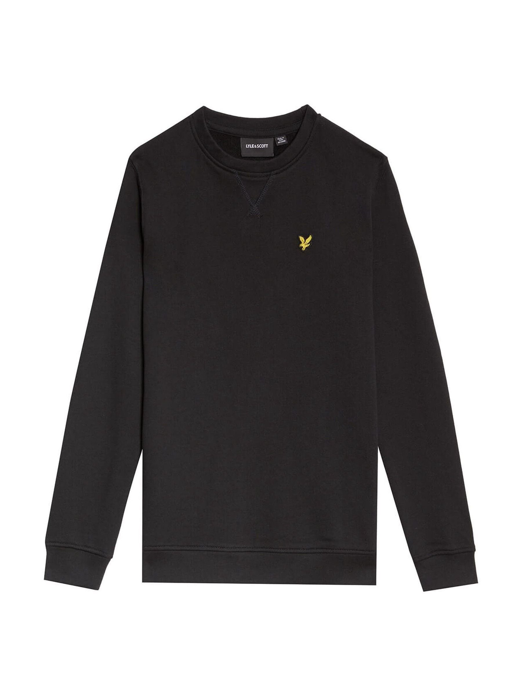 Dsiney Kidz - Lyle & Scott Black Crew Neck Boys Sweatshirt image 5