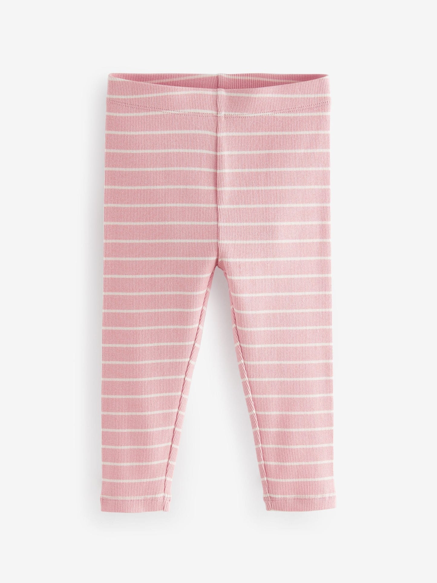 Pink Ribbed Leggings 5 Pack (3mths-7yrs) image 5
