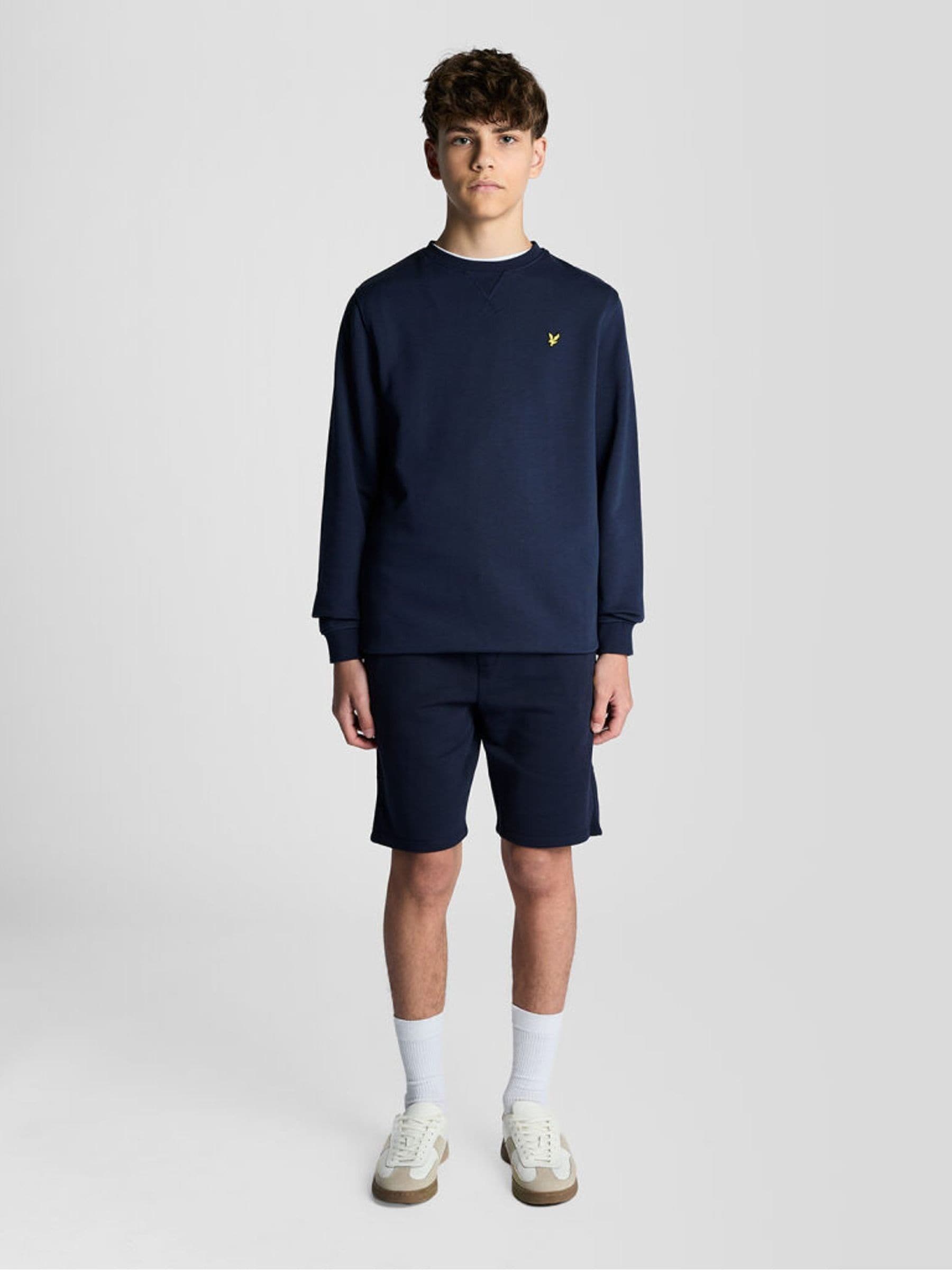Dsiney Kidz - Lyle & Scott Navy Blue Crew Neck Boys Sweatshirt image 2