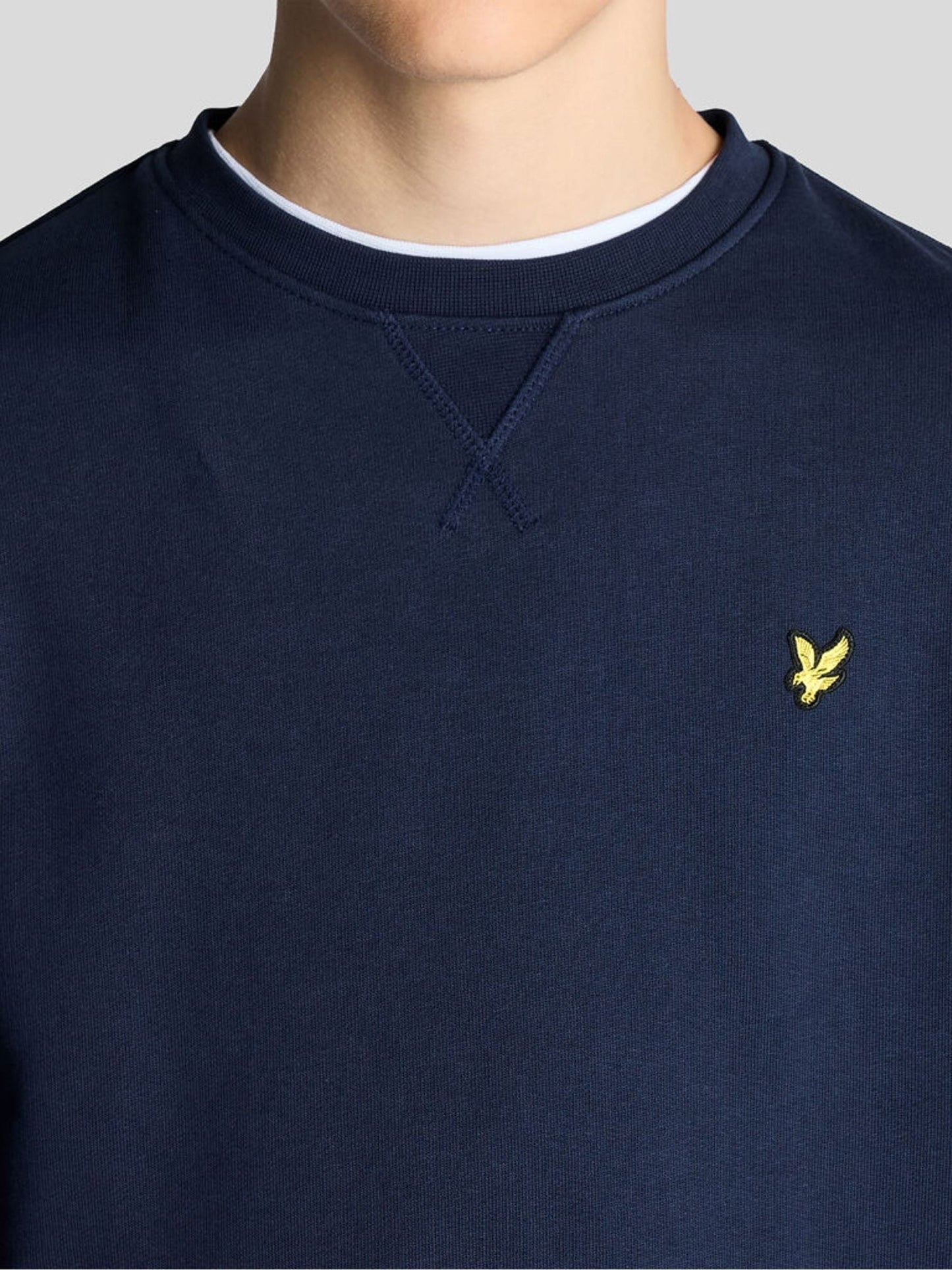 Dsiney Kidz - Lyle & Scott Navy Blue Crew Neck Boys Sweatshirt image 3