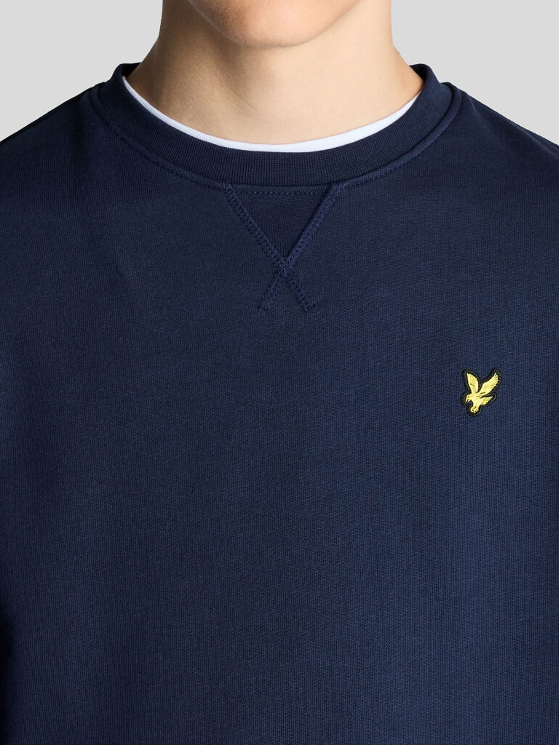 Dsiney Kidz - Lyle & Scott Navy Blue Crew Neck Boys Sweatshirt image 3