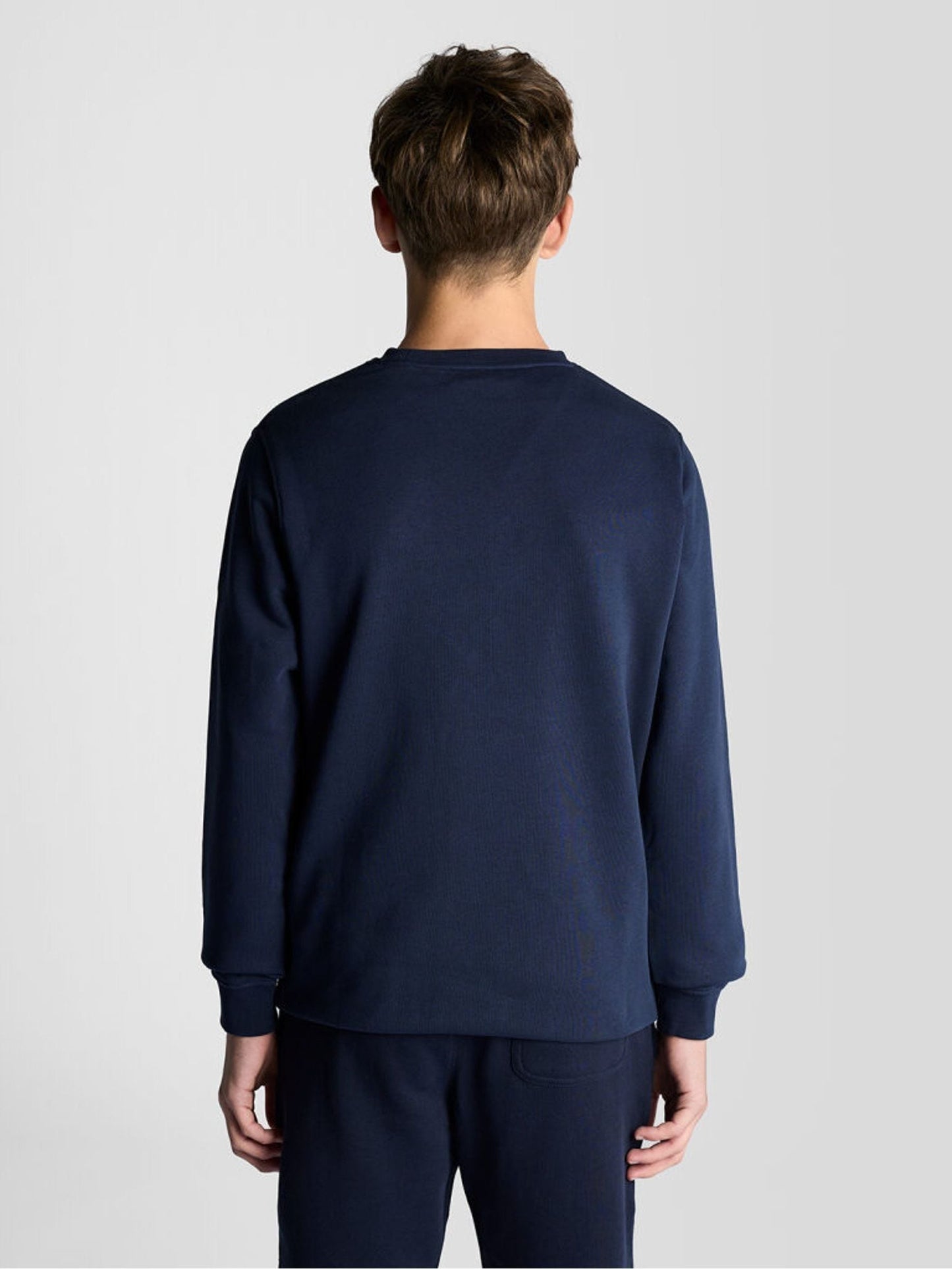 Dsiney Kidz - Lyle & Scott Navy Blue Crew Neck Boys Sweatshirt image 4