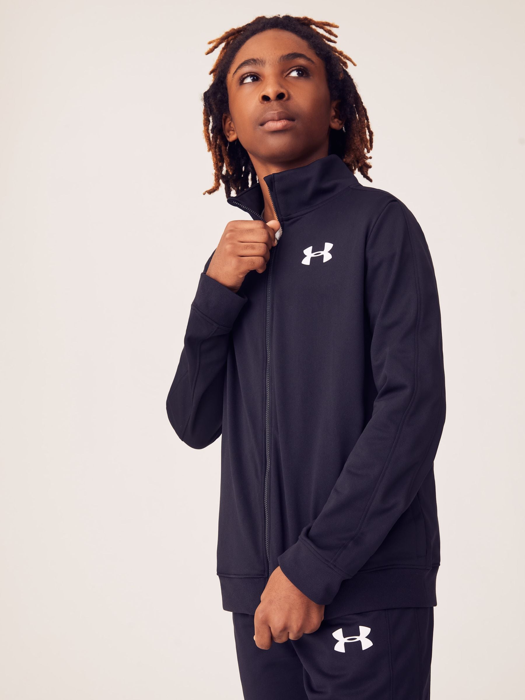 Dsiney Kidz - Under Armour Black/White Knit Tracksuit image 2